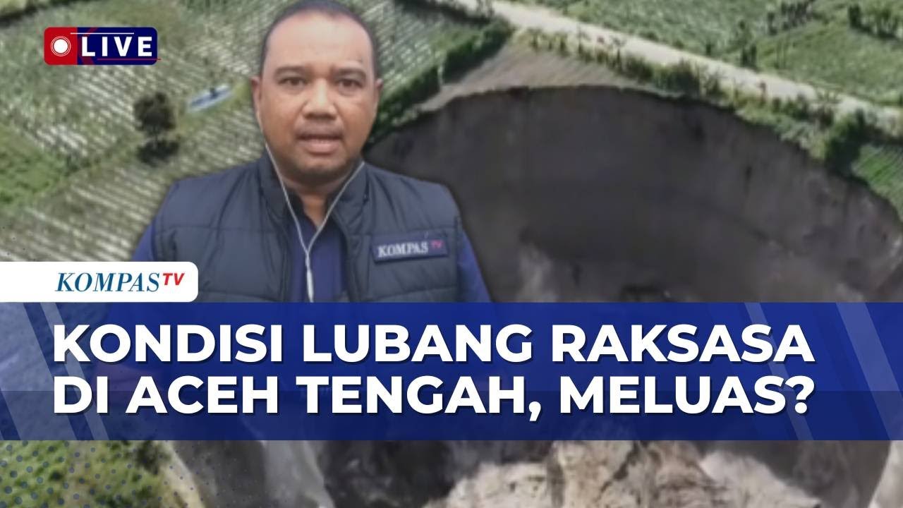 Terbaru! Kondisi Sinkhole di Aceh Tengah, Kemen PU Lakukan Ini Guna Cegah Lubang Meluas