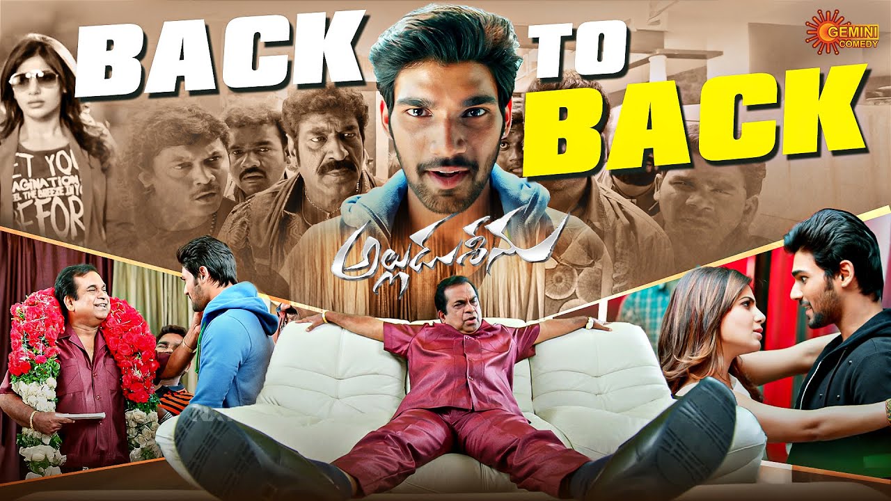 Laugh Riot Begins! 😆 Samantha–Bellamkonda Hilarious Comedy Back to Back | Alludu Seenu|Gemini comedy