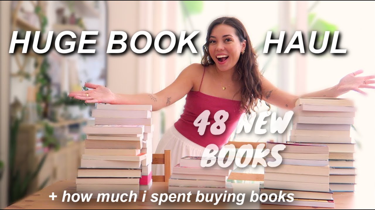 i bought 48 books + how to buy NEW books for cheap + free!!