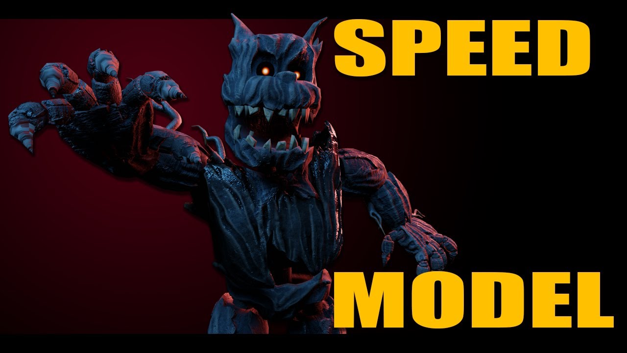Making Woodland Nightmare Freddy model (FNAF Speed Modeling)