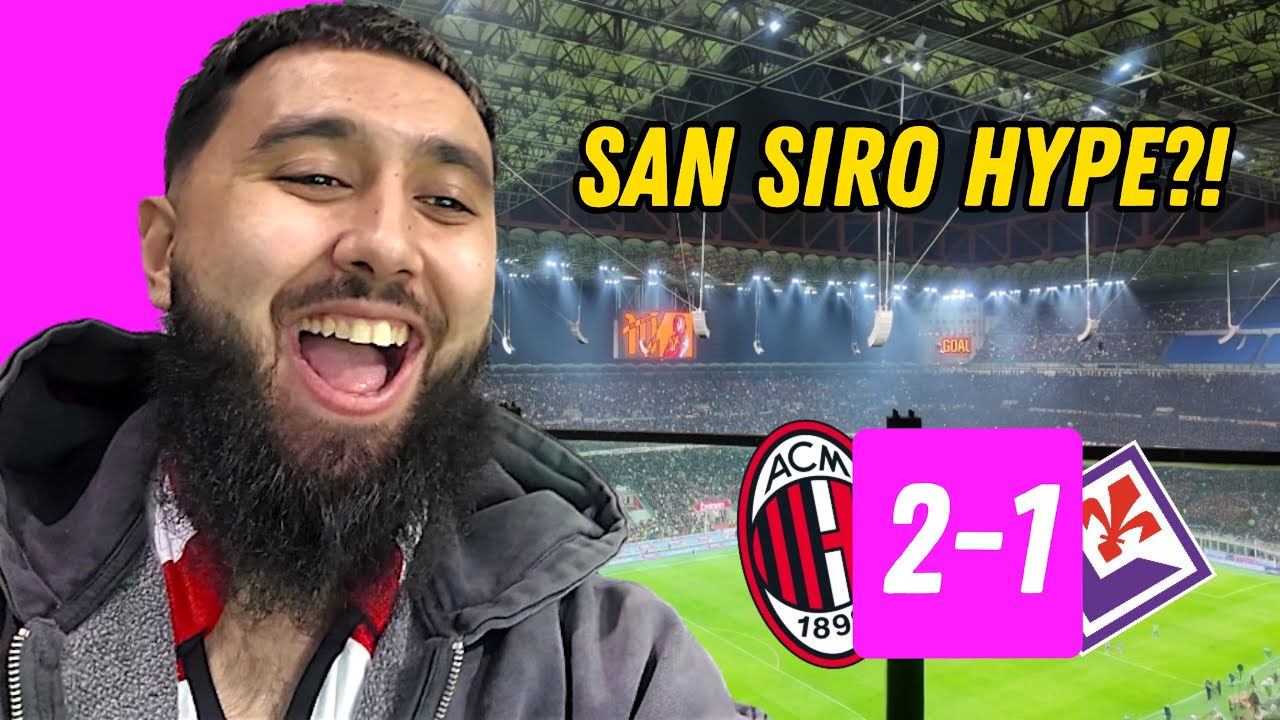 CRAZY SAN SIRO ATMOSPHERE! | AC Milan 2-1 Fiorentina | ITALY VLOG (PART 2)