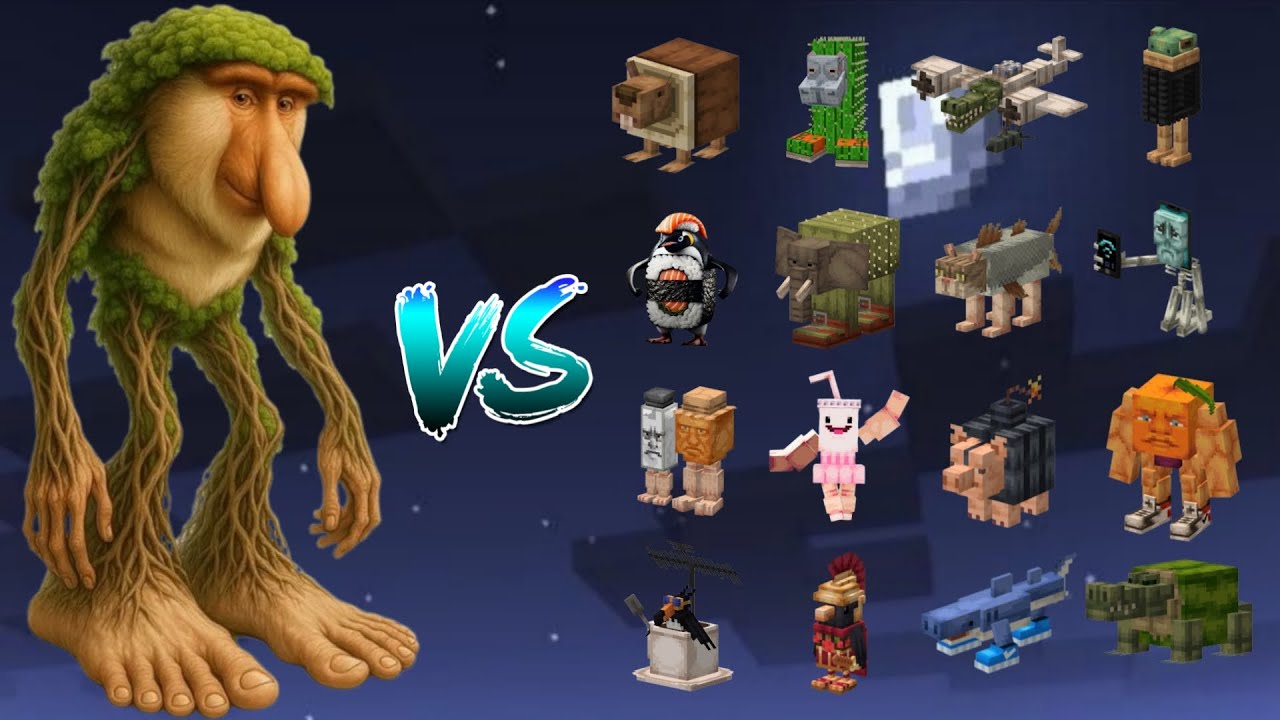 Brr Brr Patapin vs ALL Italian brainrot bosses  | Minecraft Mob Battle 