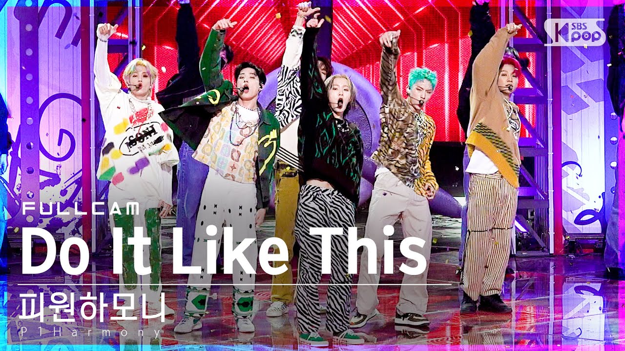 [안방1열 직캠4K] 피원하모니 'Do It Like This' 풀캠 (P1Harmony Full Cam)│@SBS Inkigayo_2022.01.09.
