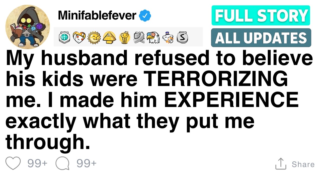 My husband refused to believe his kids were TERRORIZING me. I made him EXPERIENCE it