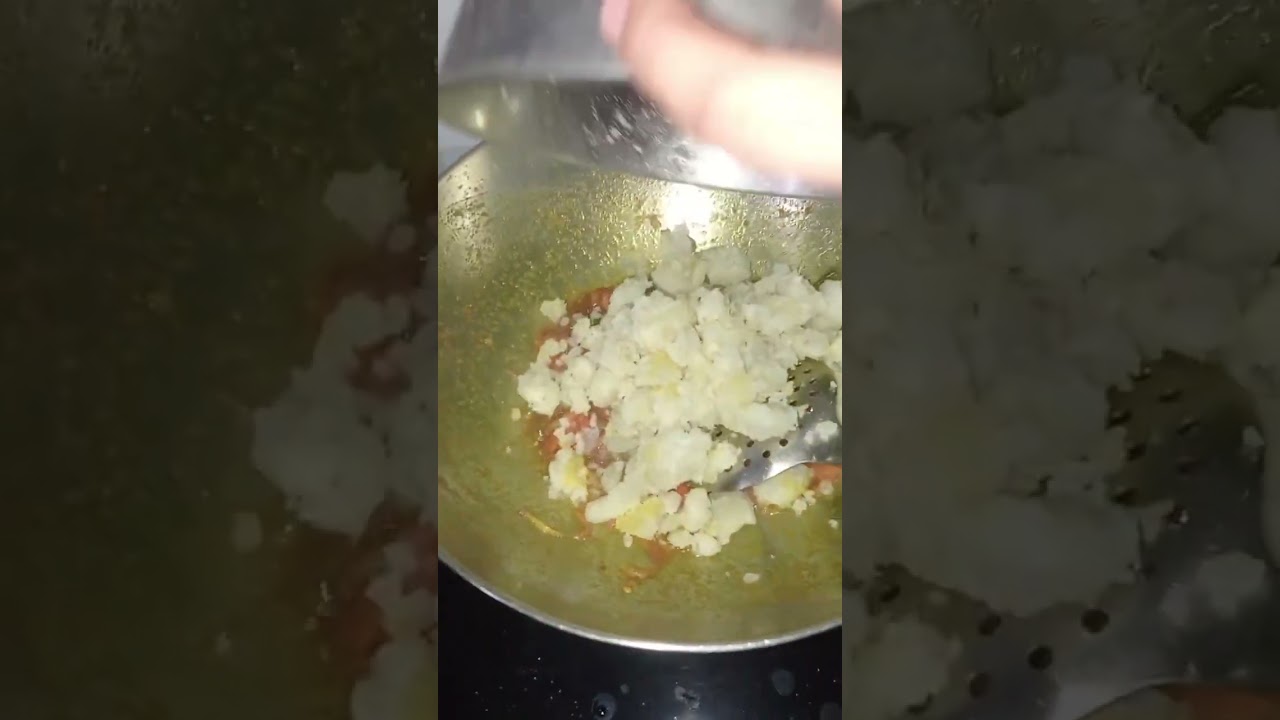 Egg with potato curry #dinner #myownrecipe #shorts #homemade #egg #easyrecipe