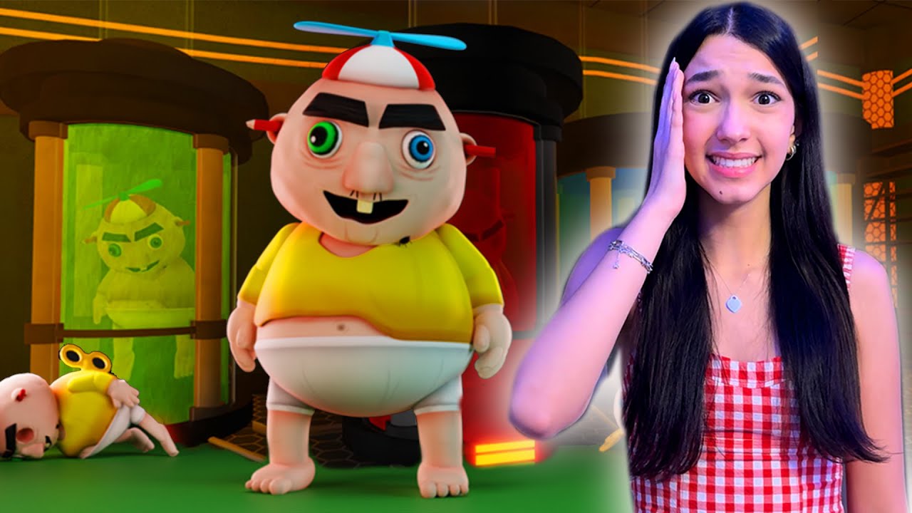 Roblox - TENHO MEDO DESSE BEB&Ecirc; ESTRANHO (Baby Roby Escape Horror) | Luluca Games