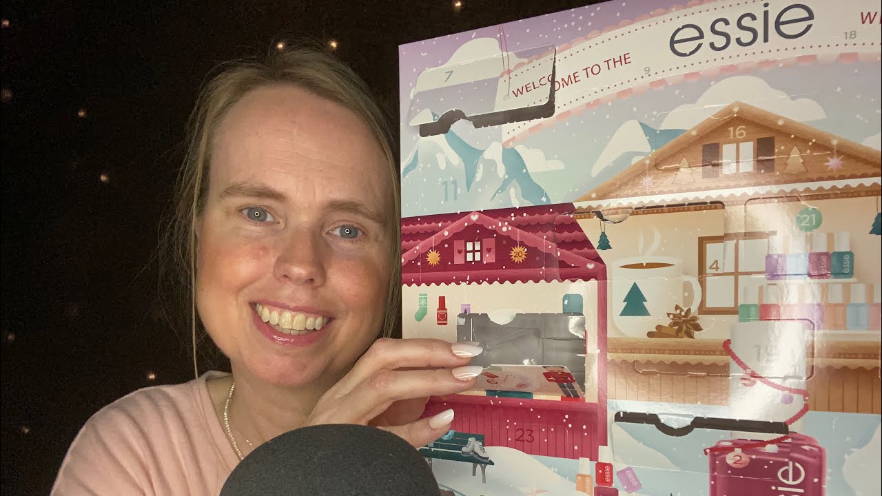 ASMR ~ DE EERSTE 7 VAKJES VAN MIJN ESSIE NAGELLAK ADVENTSKALENDER! 🎁 Lange Nagels! | ASMR Nederlands