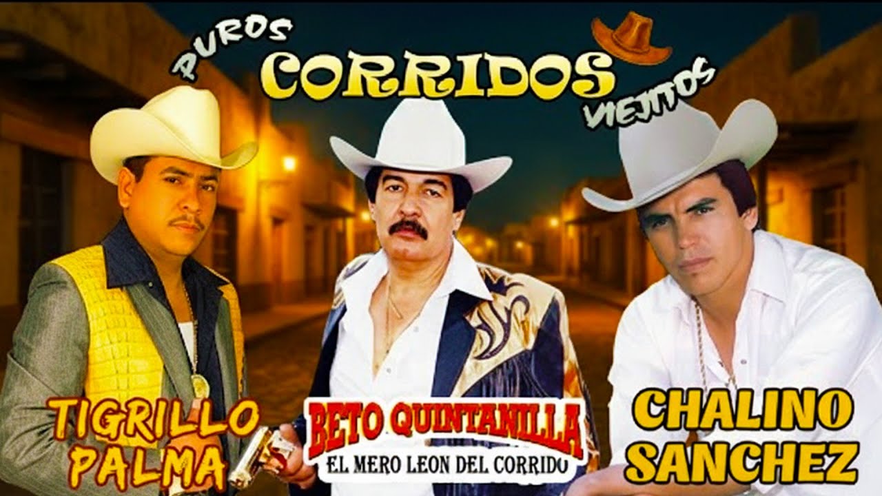 Chalino Sanchez, Beto Quintanilla y Tigrillo Palma Mix Para Pistear - Corridos Pesados Mix