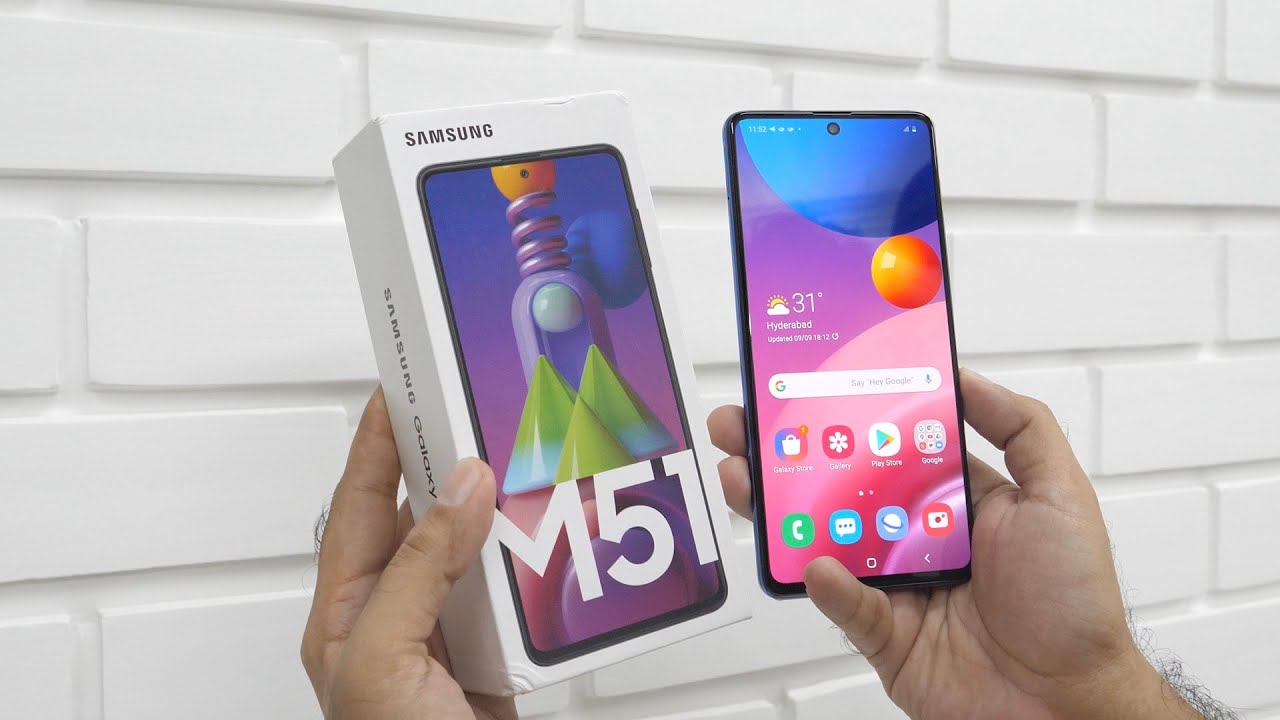 Samsung Galaxy M51 with 7000mAh Battery Unboxing & Overview