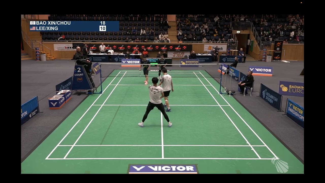 Swedish Open 2026. MD. Semifinal. Stanley Xing / Arden Lee vs Bao Xin / Chou