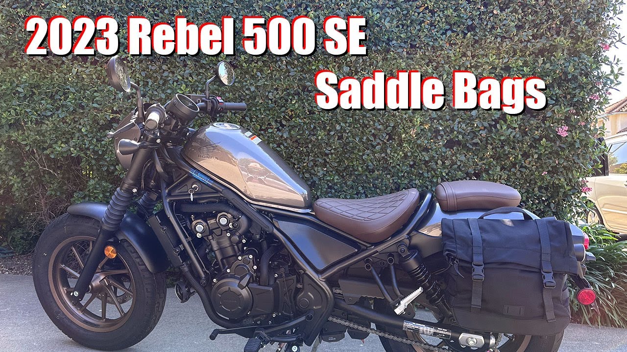 2023 Honda Rebel 500 SE Saddle Bags - brackets