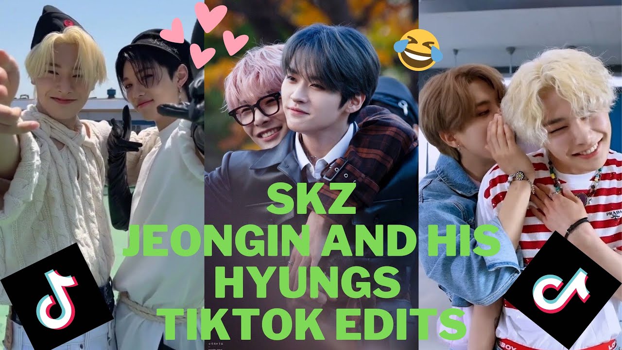 SKZ JEONGIN AND HIS HYUNGS TIKTOK EDITS BC HE’S THE MAKNAE ON TOP ✨ -PART 2