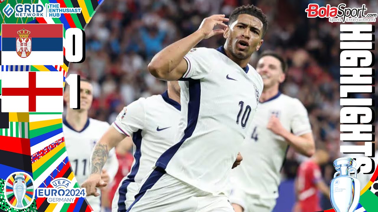 Hasil EURO 2024 - Berkat Kepala Sakti Jude Bellingham, Timnas Inggris Menang Minimalis atas Serbia