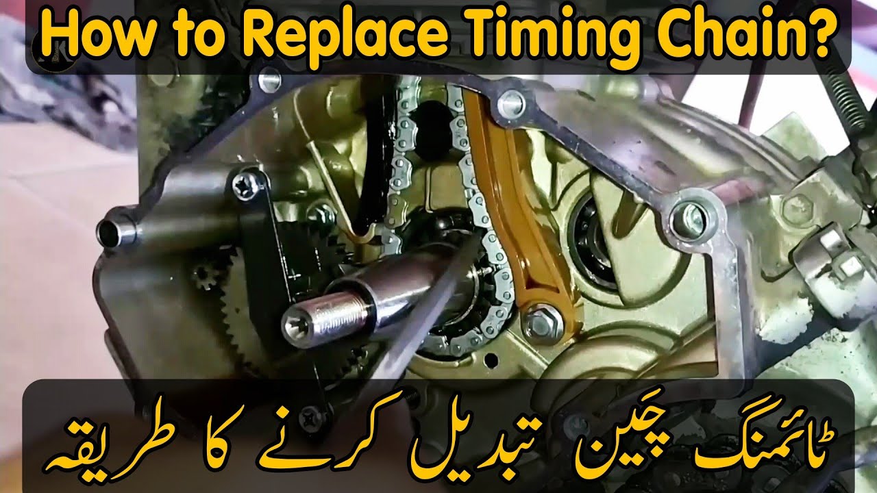 How To Change/Replace Timing Chain & Set Cam Timing Of A Motorcycle | YAMAHA YBR125, YBR125G, YB125Z