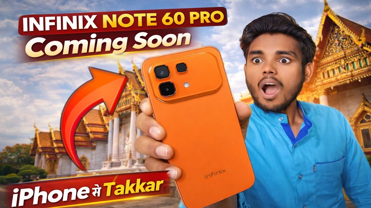 Infinix Note 60 Pro 🔥 iPhone से टक्कर? | Coming Soon | Price, Specs & First Look 😱