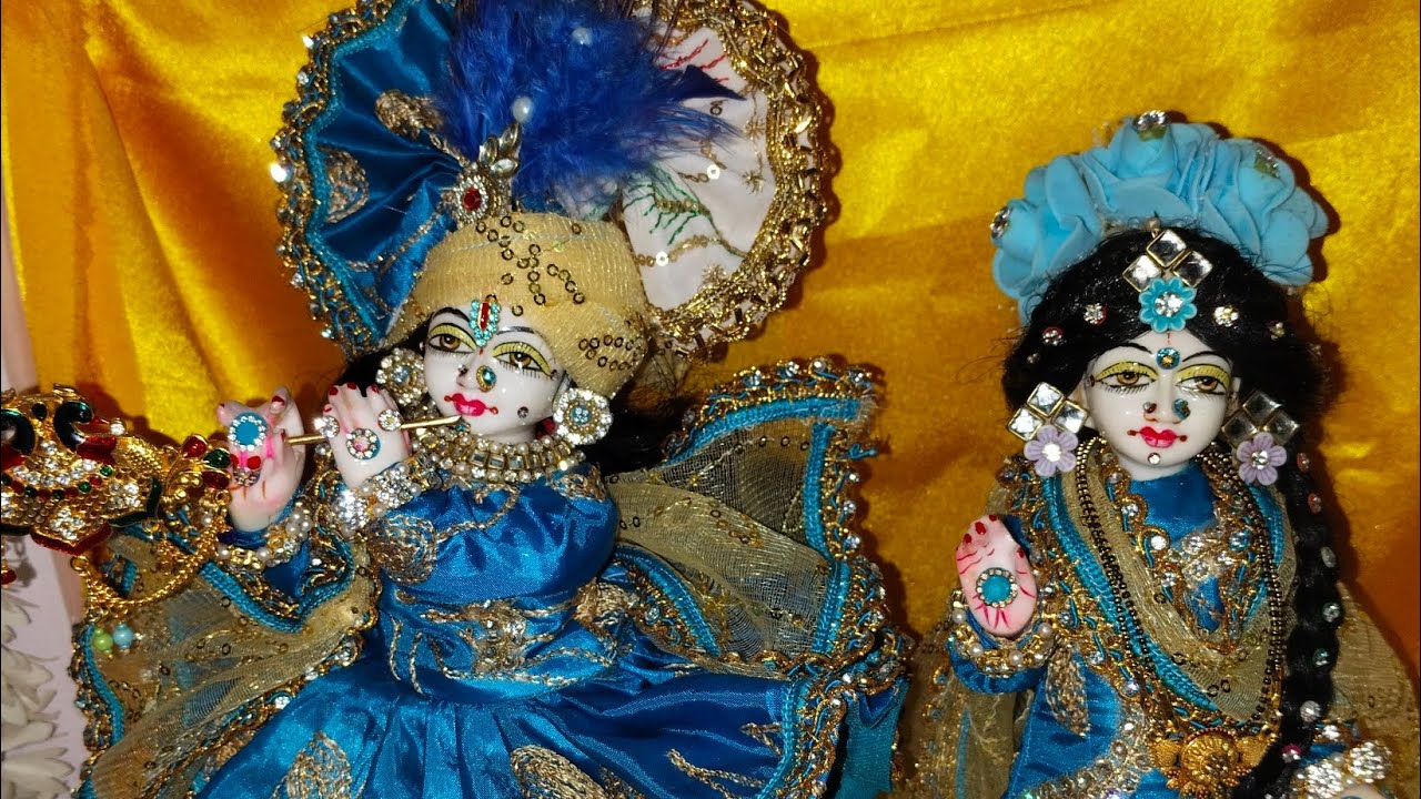 Happy Makar Sankranti 🙏🏻🙏🏻 Radhakrishna sringar on Makar Sankranti # Radharani sringar # #radheradhe
