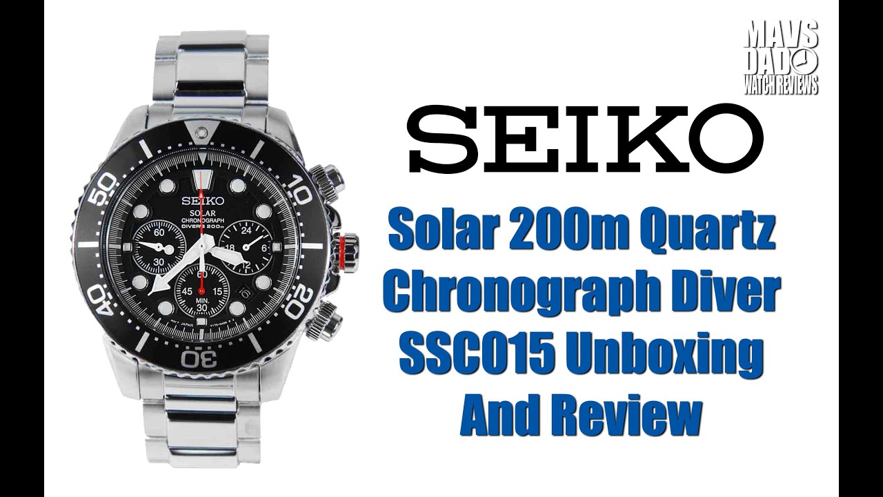 Новая легенда! | Распаковка и обзор Seiko 200m Solar Quartz Chronograph Diver SSC015