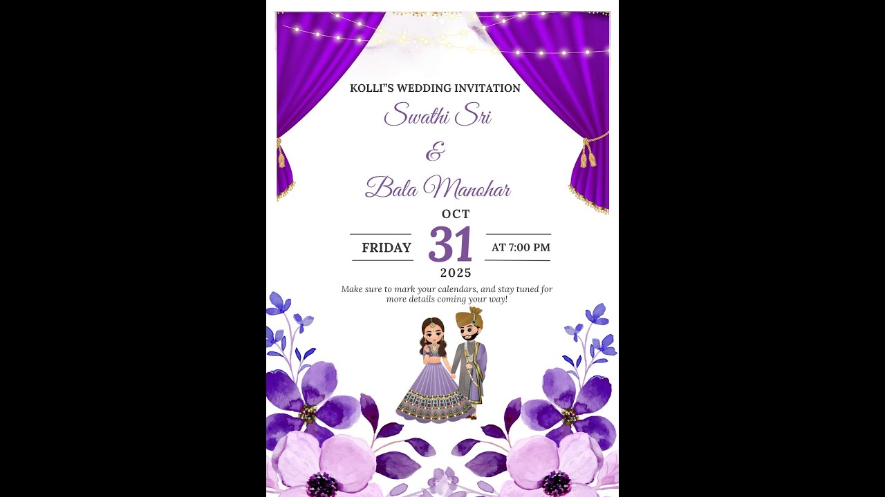 // swathi sri & bala manohar // wedding Ceremony // live 7:00pm\\