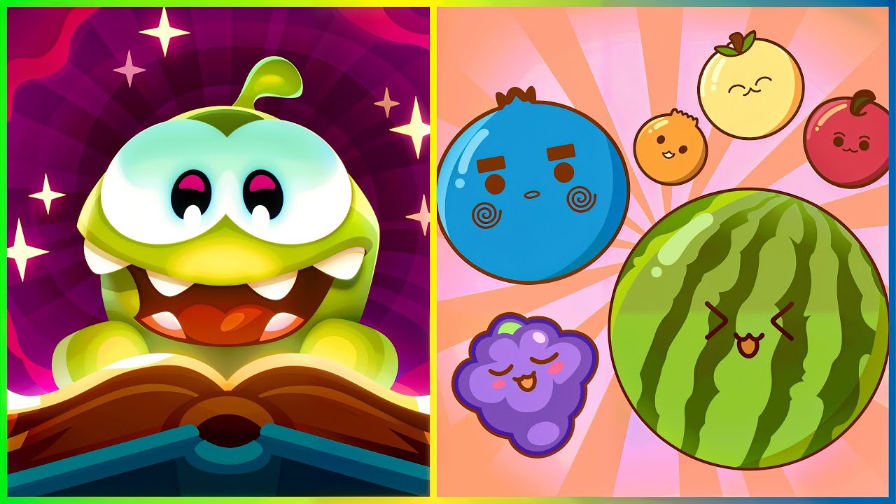 Cut the Rope Magic VS Fruit Drop Merge - SpeedRun Gameplay Ep 1
