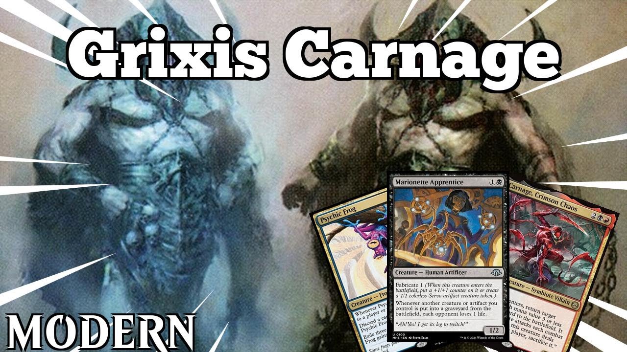4-Mana 2-Card INFINITE Combo? You Better Believe It! | Grixis Carnage | Modern | MTGO