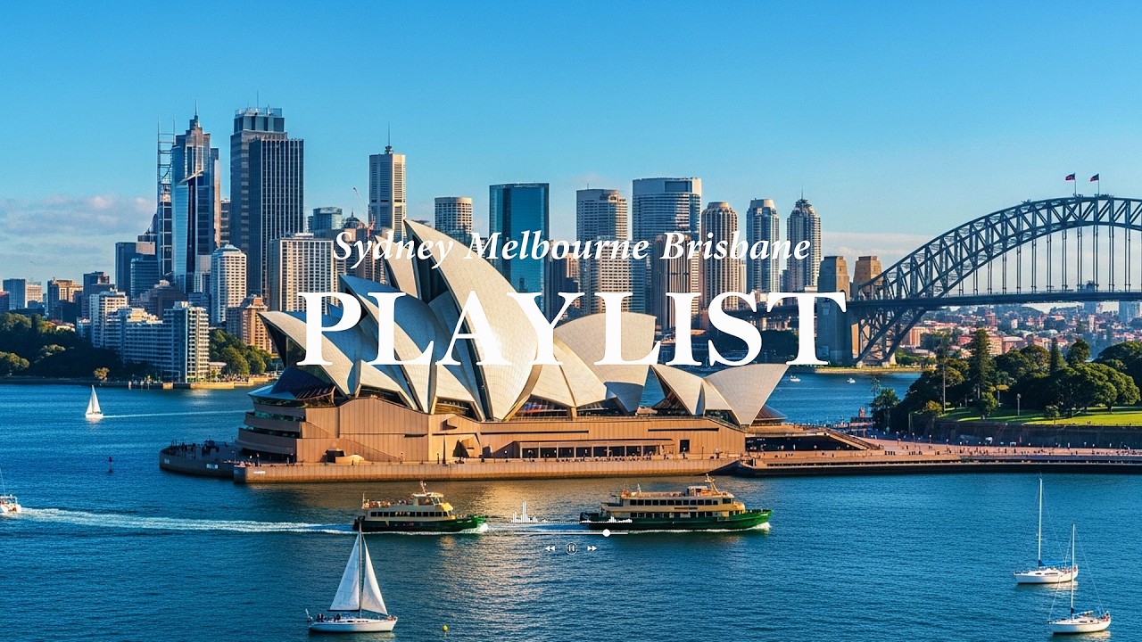 [Playlist] 눈을 감으면 펼쳐지는 푸른 도시, 호주에서의 오후 한 잔 l A Sip of Coffee in the Azure Cities of Australia ☕️🇦🇺