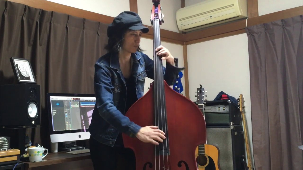 真夜中をつっぱしれ / ヒルビリーバップス【ウッドベース Cover】