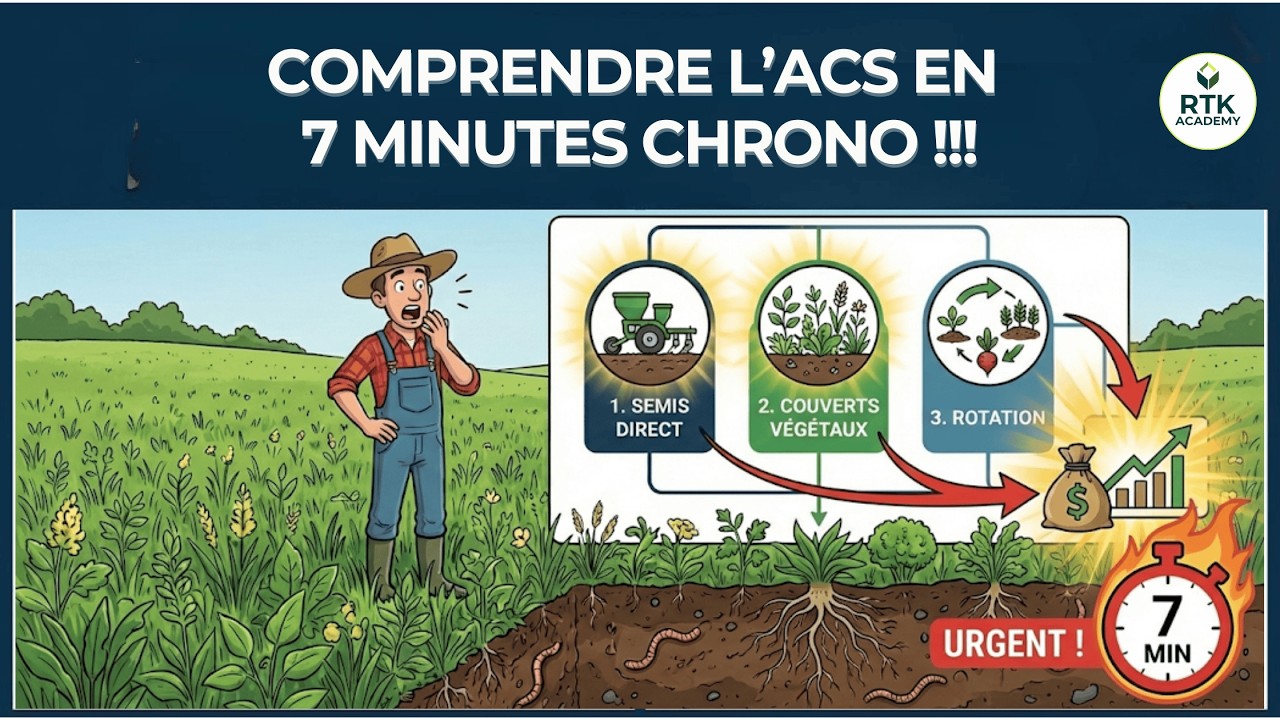 ACS : comprendre l’Agriculture de Conservation des Sols en 7 minutes
