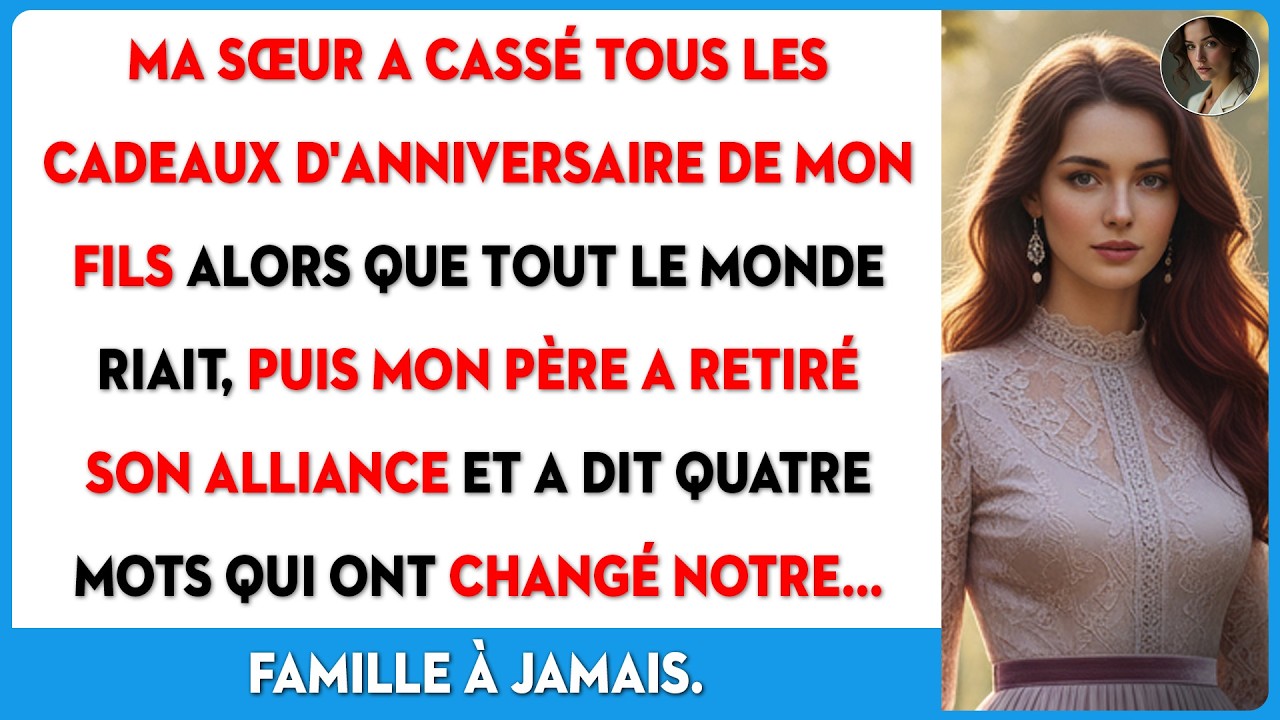 Ma sœur a détruit les cadeaux d'anniversaire de mon fils pendant qu'ils riaient, puis mon père...