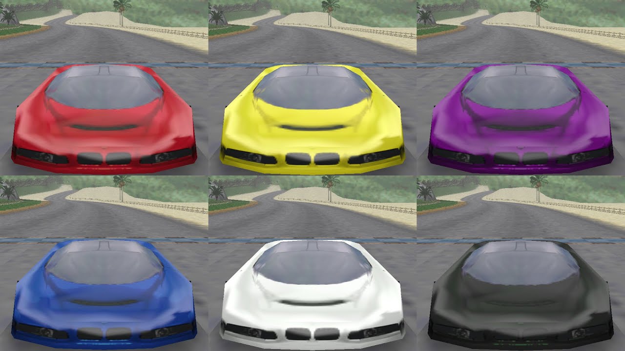 every vehicle colour HD [1080p] 2K / все цвета авто машин / NFS 2 Special Edition