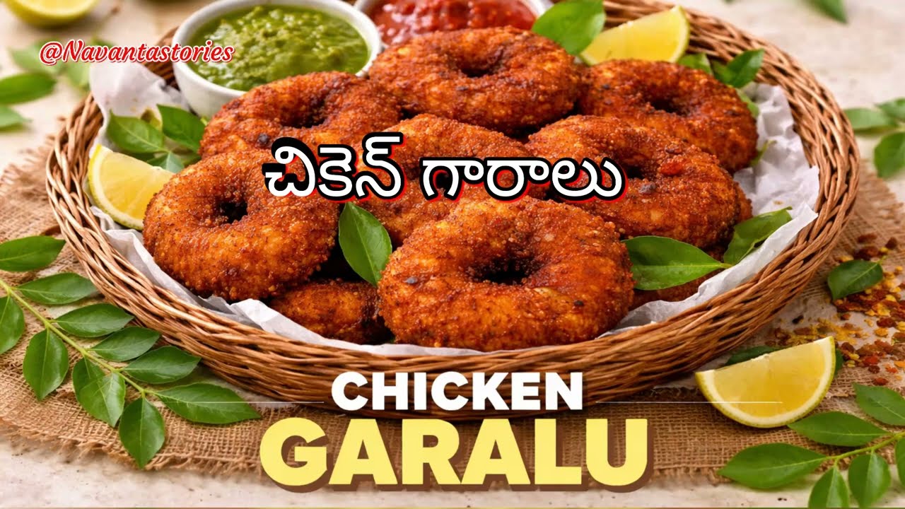 నోరూరించే ఇఫ్తార్ స్పెషల్ చికెన్ గారెలు//Ramzan iftari special chicken garalu receipe/so tasty 😋