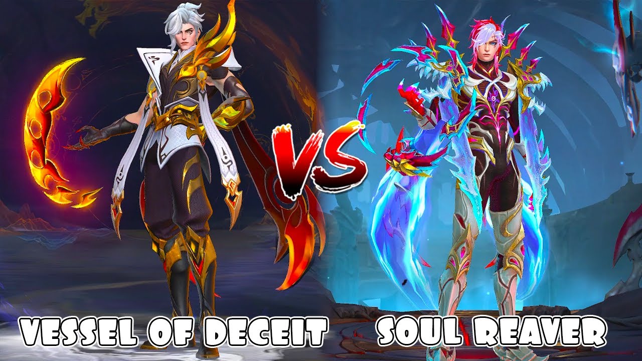 Aamon Vessel of Deceit VS Soul Reaver Skin Comparison
