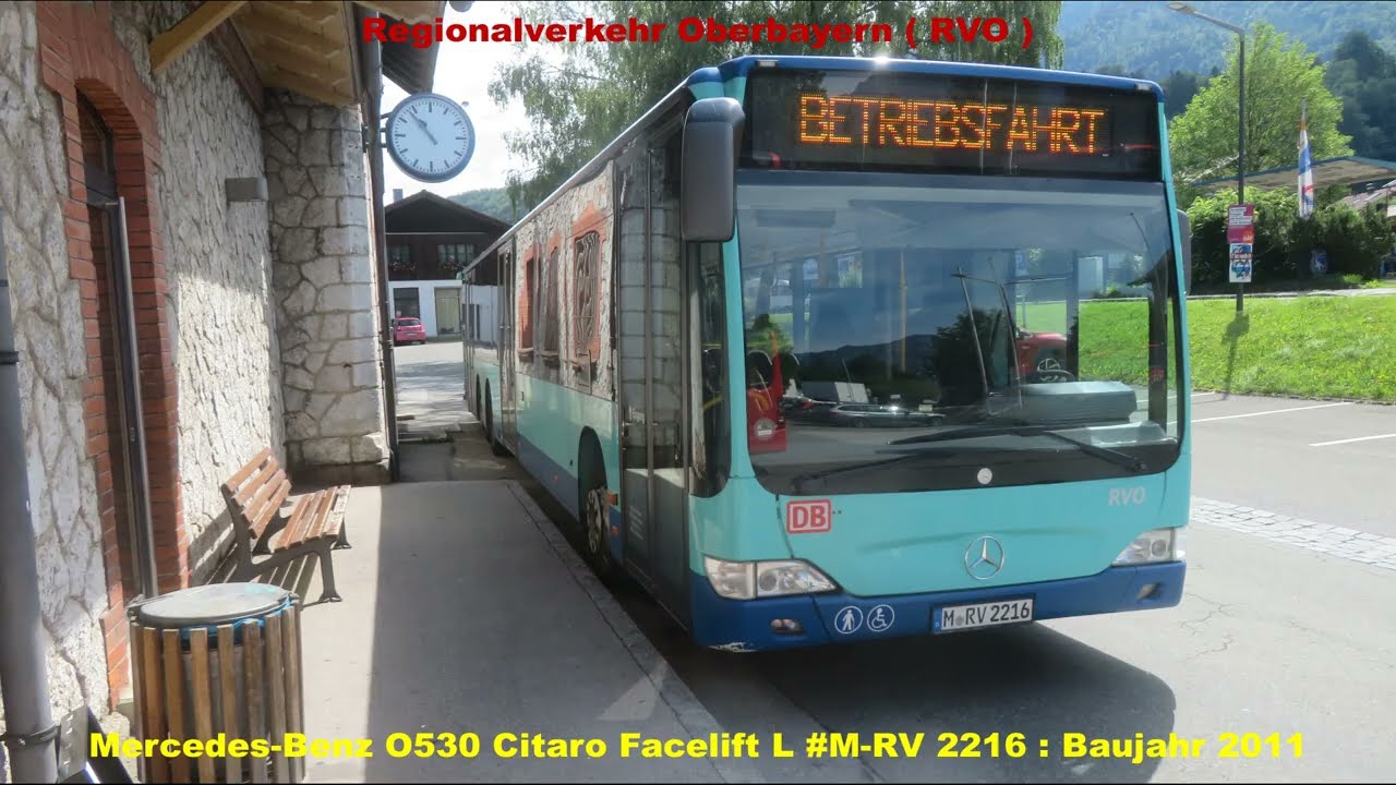RVO Bus Linie 9608 : Kochel - Mittenwald - Garmisch Partenkirchen [ 06.2024 ]