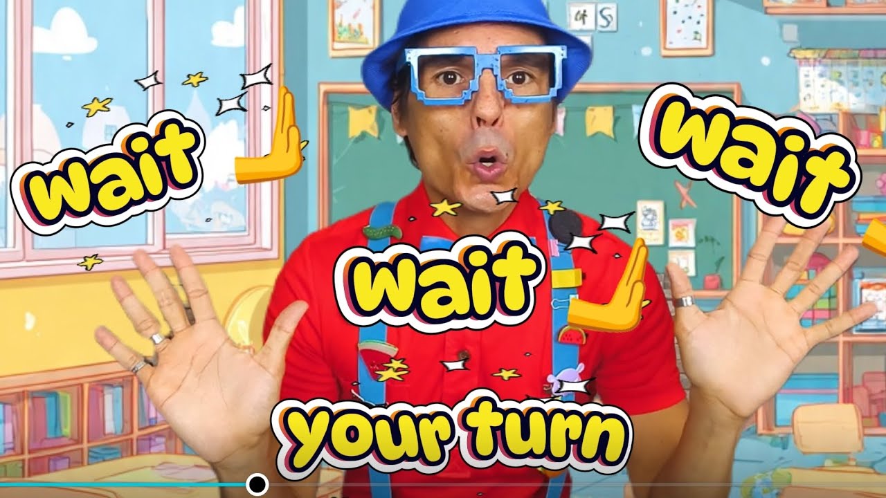 WAIT YOUR TURN  | Cool Beat Kids Song About Patience | Teacher K