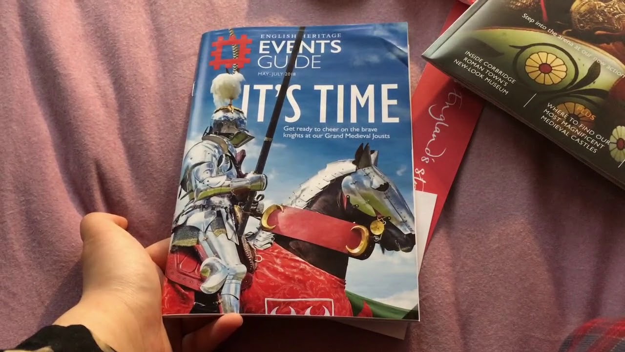 Discussing English Heritage membership and welcome pack