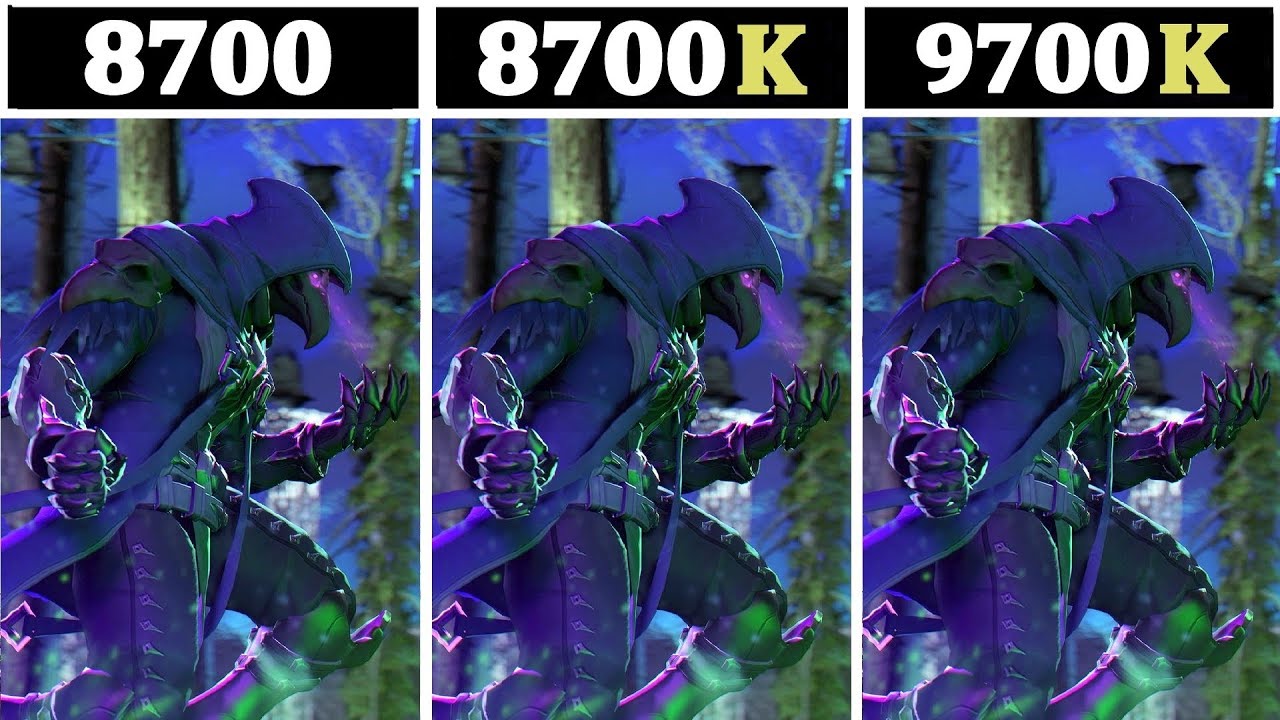 Intel I7 8700 vs 8700K vs 9700K | Tested 13 Games |