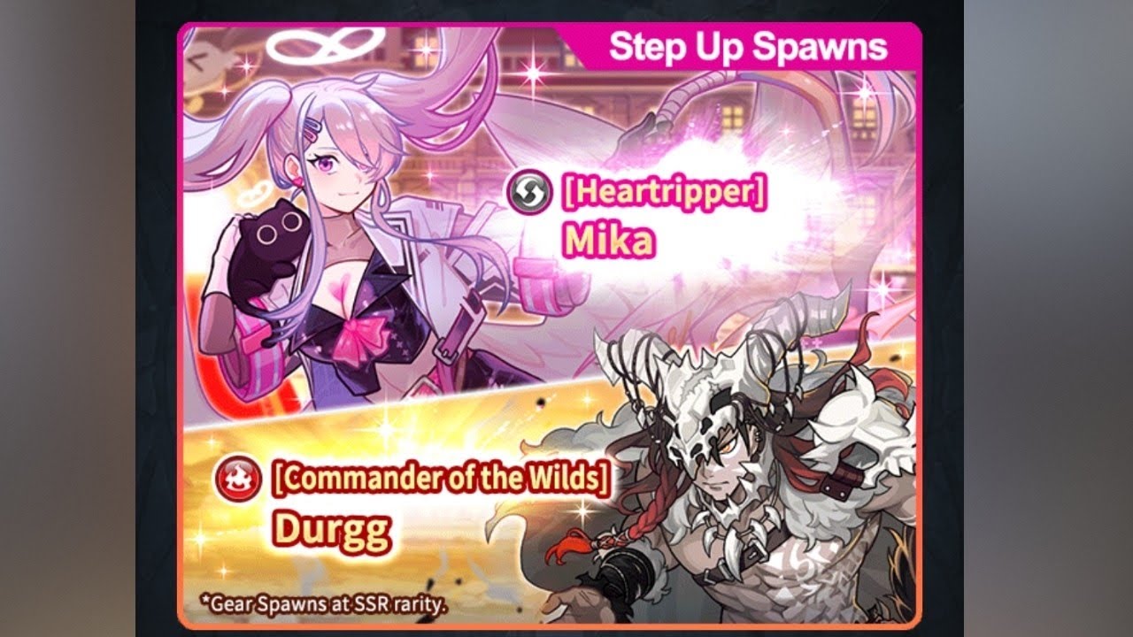 New Required Dual Attack and Resurrection Gear! Mika and Durgg Monster Review - Unison League