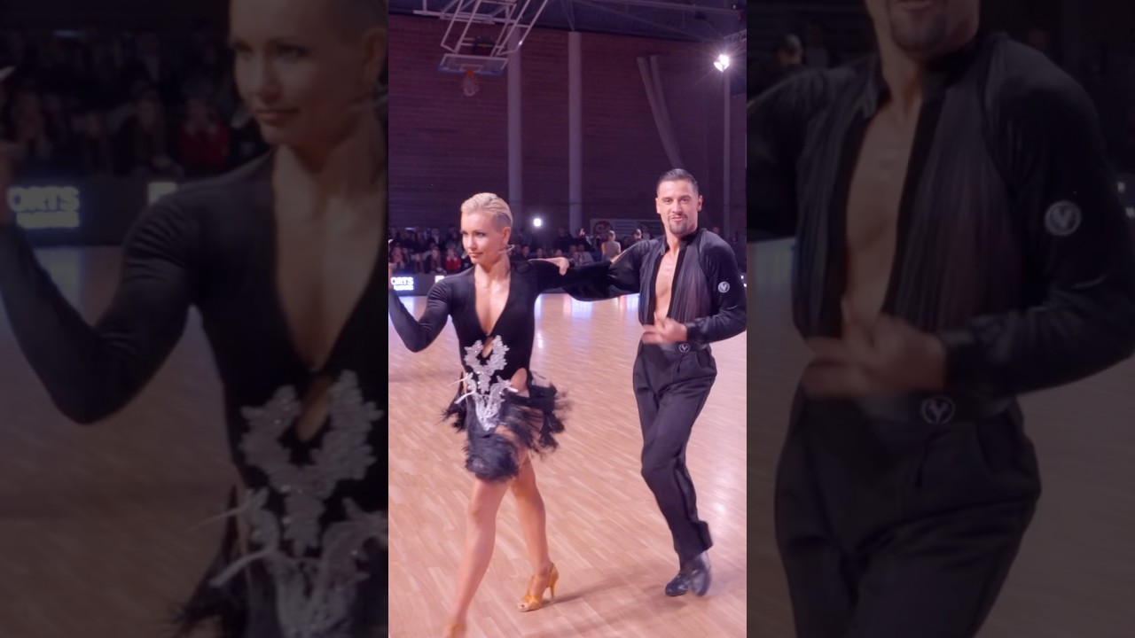 When they move, the floor answers. Jakub & Tereza &mdash; Cha-Cha with impact. 💥 #DanceSport #wdsf