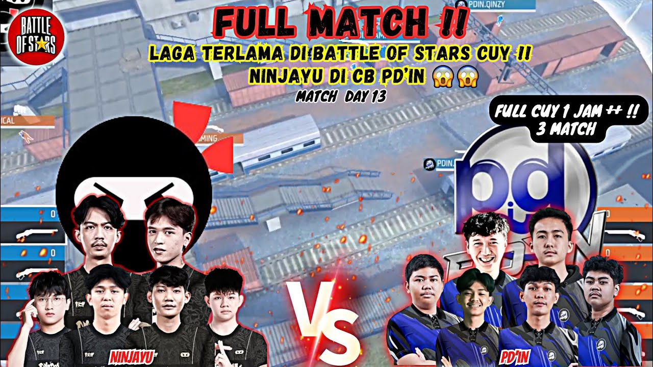 NINJAYU VS PD'IN  !! Reguler Season Day 13 | Battle of stars Season 3