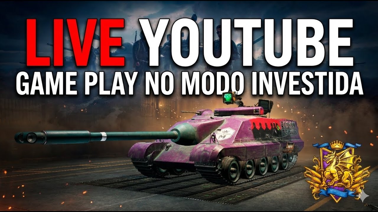 🔴LIVE-ON GAMEPLAY INSANA! 🔥 Dominando o Modo Investida com o Foch 155...