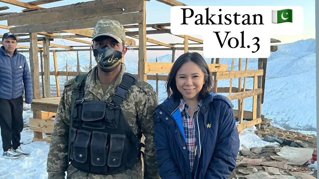 Malaysian girl visit Pakistan travel vlog | vol.3 |beautiful Villages | Black Glacier