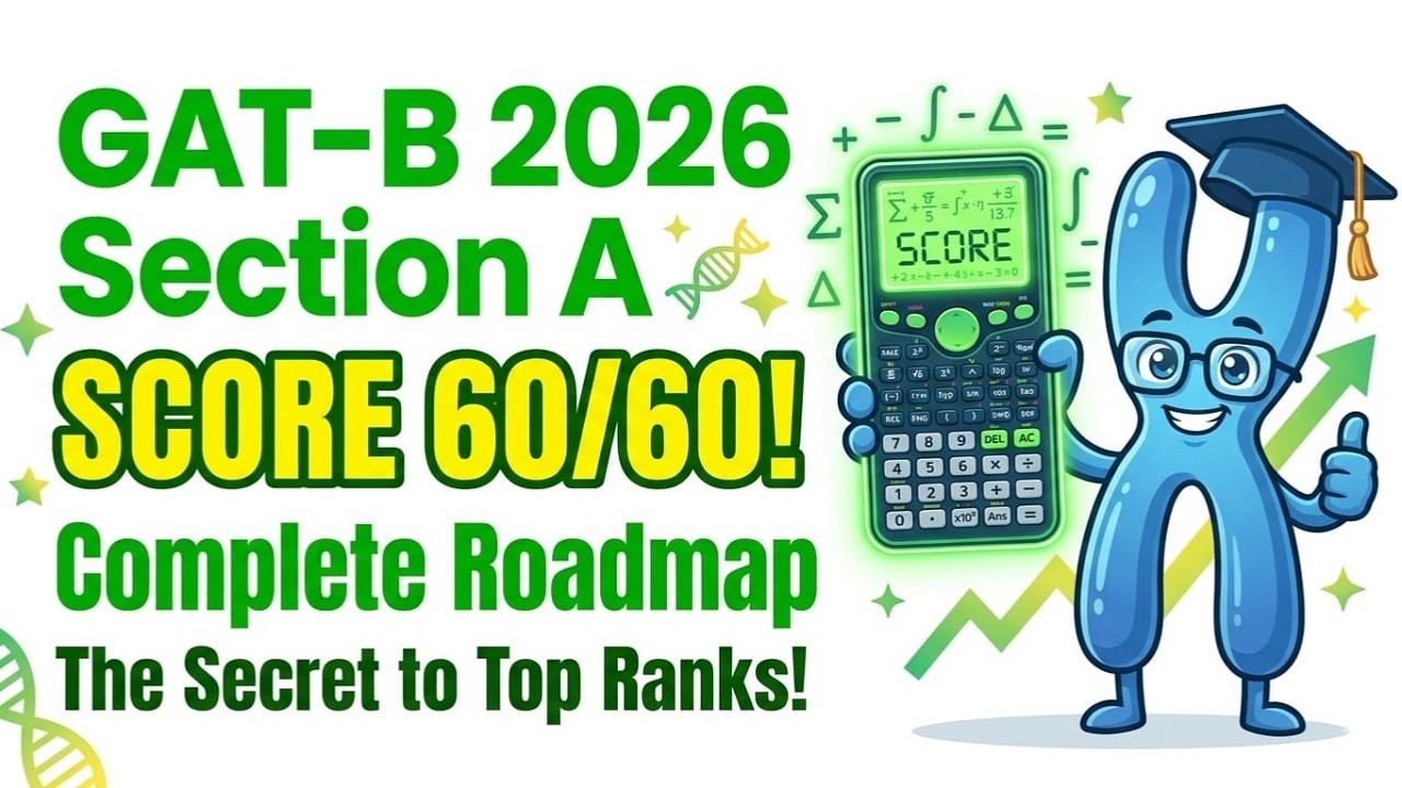 How to Crack GAT-B 2026 Section A |🚀 High Yield Topics & Best Strategy in English!!!