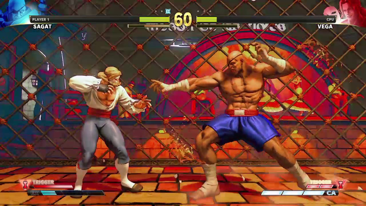 STREET FIGHTER V Sagat vs Vega