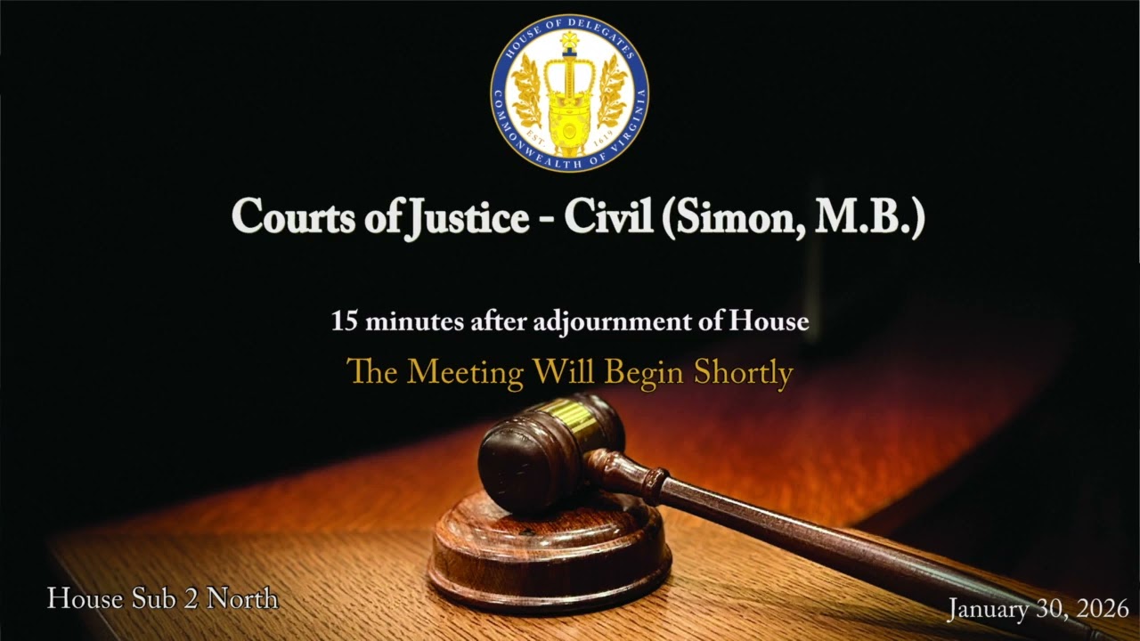 Virginia House of Delegates - Civil Subcommittee Meeting - 2026-01-30