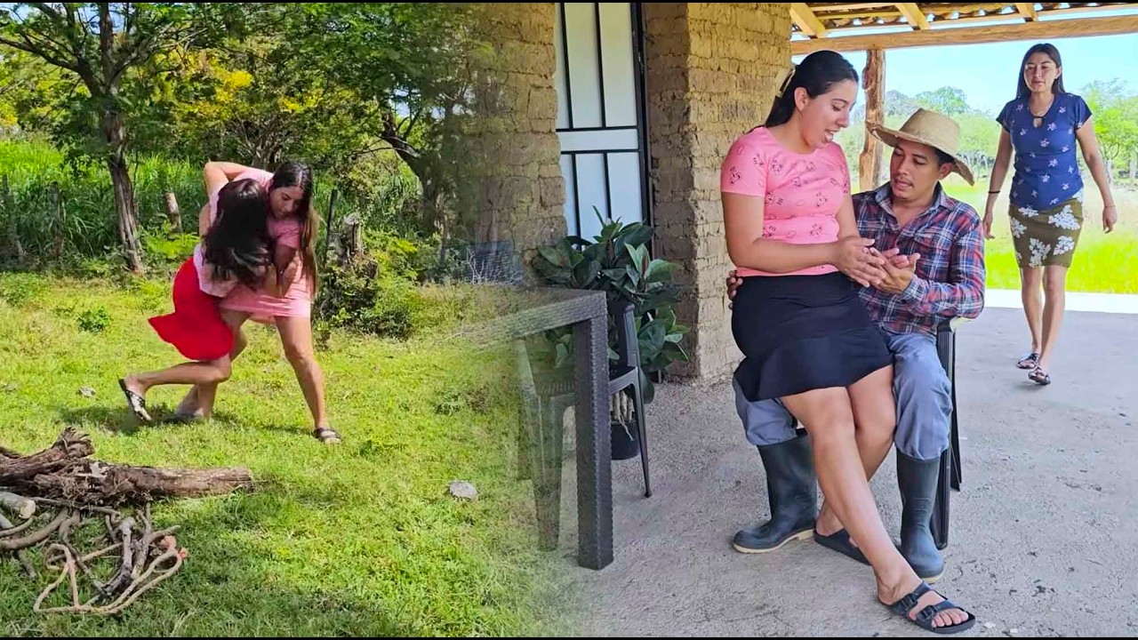 Pelea marido ajeno y leña del campo.
