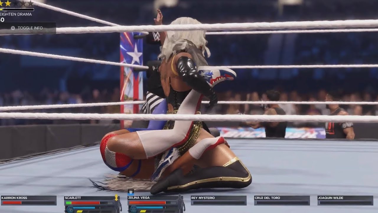 WWE 2K24 BackLash Scarlett vs. Zelina Vega