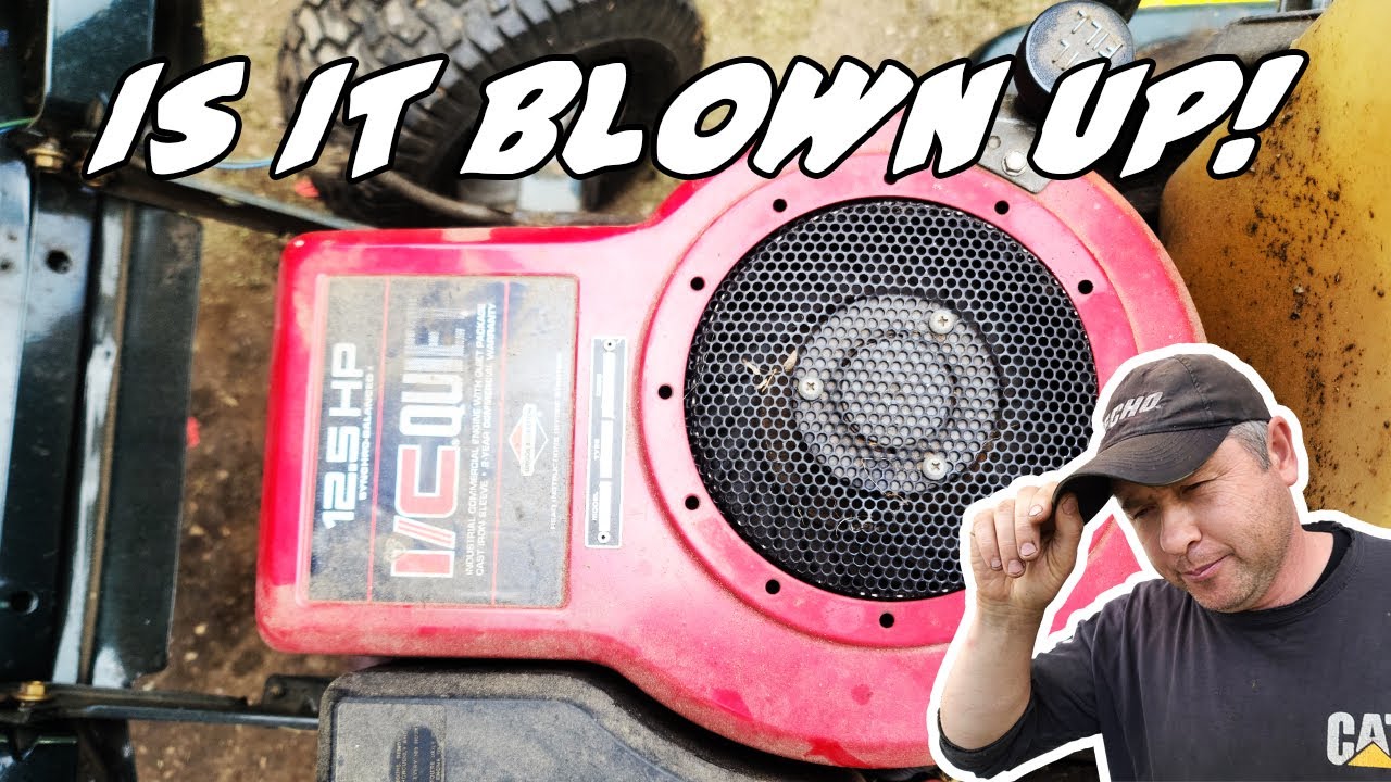 Customer Thinks His Riding Mower Briggs & Stratton Engine Is Blown Up!