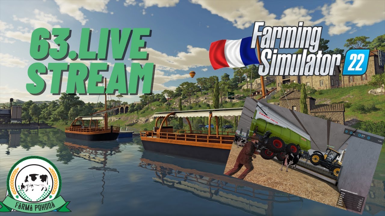 ⭐ 63. live stream | Haut-Beyleron | FS22 | (záznam) | Farma Pohoda FS