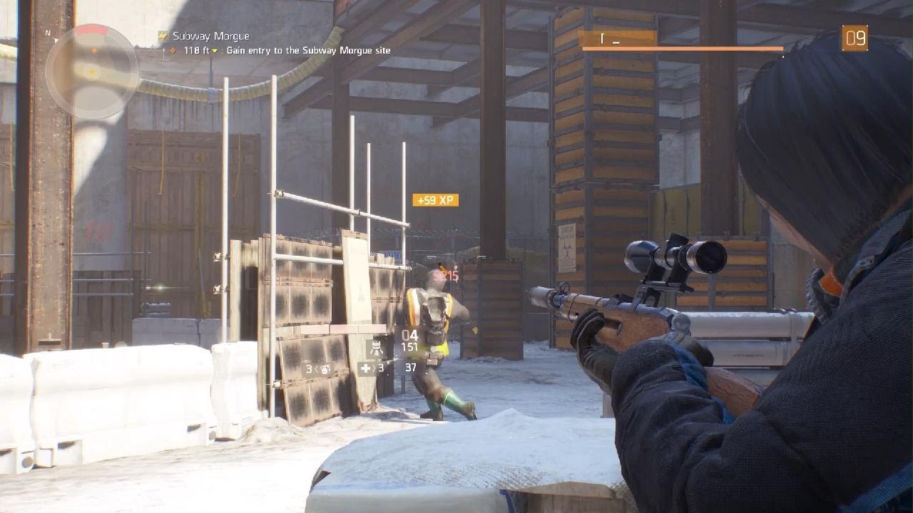 The Division Gameplay 4th Mission - Subway Morgue