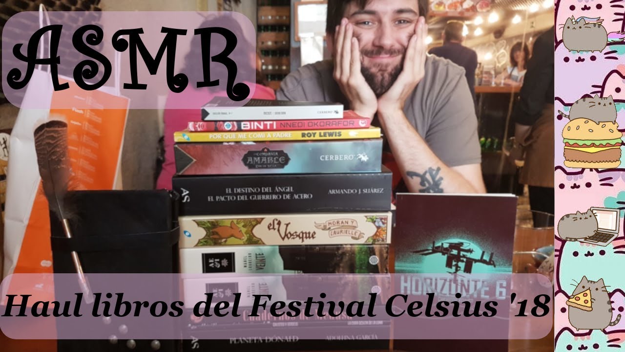 ASMR (Español): Haul de libros del Celsius 232