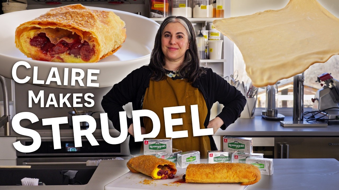 Claire Saffitz’s Cherry Strudel Recipe – Flaky & Delicious | Dessert Person